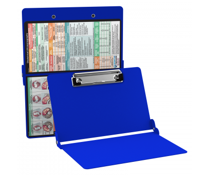 WhiteCoat Clipboard® - Blue OB Ultrasonography Edition